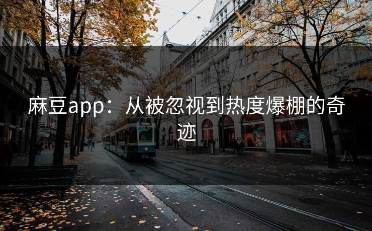 麻豆app：从被忽视到热度爆棚的奇迹  第1张